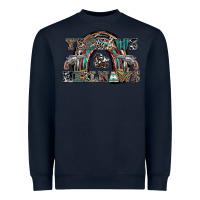 Navy yeehaws and heilnaws Heavyweight Sweatshirt - SublimationCraftShop