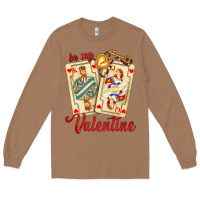 Toasted Coconut be my valentine with playing cards and key Long Sleeve Tee - AdoDesignShop