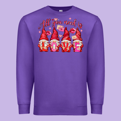 All You Need Is Love Premium Sweatshirt Designed By Nancycooperartshop
