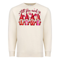 Sandshell all you need is love Premium Sweatshirt - NancyCooperArtShop