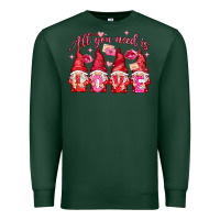 Sports Green all you need is love Premium Sweatshirt - NancyCooperArtShop