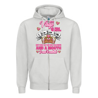 Dove Grey as a virgo girl zodiac girls Zipper Hoodie - Jasminsmagicworld