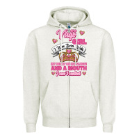 Oatmeal Heather as a virgo girl zodiac girls Zipper Hoodie - Jasminsmagicworld