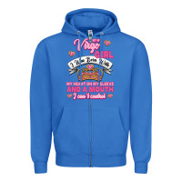True Royal as a virgo girl zodiac girls Zipper Hoodie - Jasminsmagicworld