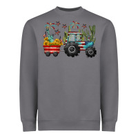 Storm 4th of july tractor Heavyweight Sweatshirt - CowGirlArtShop