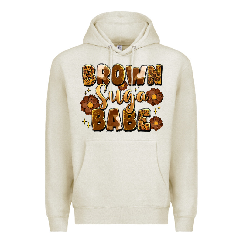 Brown Suga Babe Premium Hoodie by Artiststas | Teevron