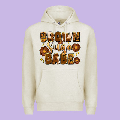 Brown Suga Babe Premium Hoodie Designed By Artiststas