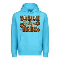 Ocean Blue brown suga babe Premium Hoodie - Artiststas
