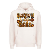 Pale Pink brown suga babe Premium Hoodie - Artiststas