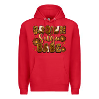 Red brown suga babe Premium Hoodie - Artiststas