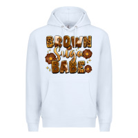 White brown suga babe Premium Hoodie - Artiststas