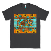 Smoke Sunflower Leopard Thanksgiving Love Classic Tee - Artiststas
