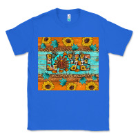 True Royal Sunflower Leopard Thanksgiving Love Classic Tee - Artiststas