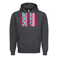 Smoke valentine's day brushstrokes Zipper Hoodie - BarkalooDesign