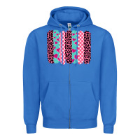True Royal valentine's day brushstrokes Zipper Hoodie - BarkalooDesign