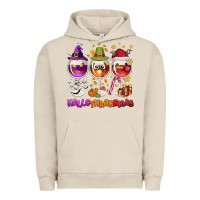 Pigment French Oak Hallothanksmas wine glasses Urban Hoodie - NancyCooperArtShop