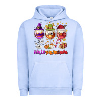 Pigment Grape Ice Hallothanksmas wine glasses Urban Hoodie - NancyCooperArtShop