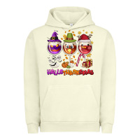 Pigment Pistachio Hallothanksmas wine glasses Urban Hoodie - NancyCooperArtShop