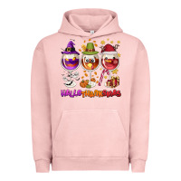 Pigment Salmon Hallothanksmas wine glasses Urban Hoodie - NancyCooperArtShop