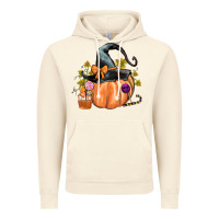 Vintage Artic Kids Pumpkin with Halloween Vintage Hoodie - texasbilliewilder