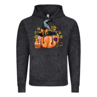 Vintage Black Kids Pumpkin with Halloween Vintage Hoodie - texasbilliewilder