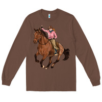 Chestnut cowgirl Long Sleeve Tee - Artiststas