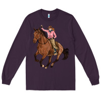 Plum cowgirl Long Sleeve Tee - Artiststas