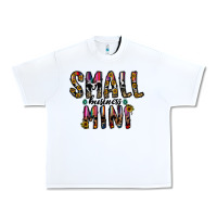White small business mini Urban Heavy Tee - CowhideDigitalArt