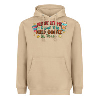 Mushroom please let me drink my iced coffee in peace Heavyweight Hoodie - MaliasSmallBusiness