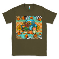 Army Green Thanksgiving Truck With Turkey Classic Tee - Artiststas