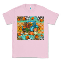 Bubblegum Pink Thanksgiving Truck With Turkey Classic Tee - Artiststas