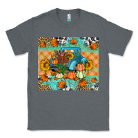 Charcoal Heather Thanksgiving Truck With Turkey Classic Tee - Artiststas