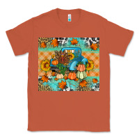Copper Thanksgiving Truck With Turkey Classic Tee - Artiststas
