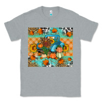Heather Grey Thanksgiving Truck With Turkey Classic Tee - Artiststas