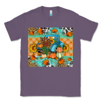 Lavender Thanksgiving Truck With Turkey Classic Tee - Artiststas