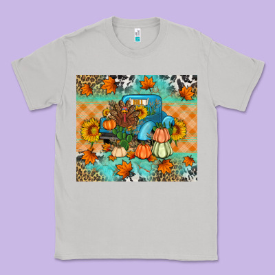 Thanksgiving Truck With Turkey Classic Tee Designed By Artiststas