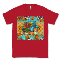 Red Thanksgiving Truck With Turkey Classic Tee - Artiststas