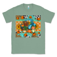 Sage Thanksgiving Truck With Turkey Classic Tee - Artiststas