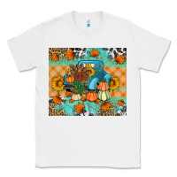 White Thanksgiving Truck With Turkey Classic Tee - Artiststas