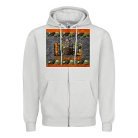 Dove Grey Western Dad The Great Deer Hunter Zipper Hoodie - LillyAllenDesigns