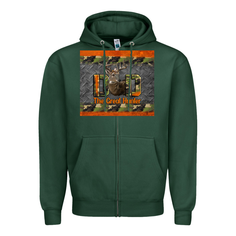 Western Dad The Great Deer Hunter Zipper Hoodie by LillyAllenDesigns | Teevron