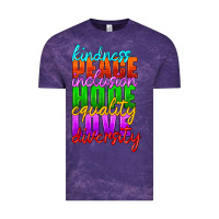 Cloud Purple kindness peace inclusion hope equality love diversity Vintage Tee - HRA Design Shop