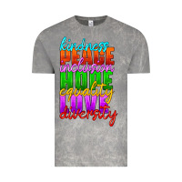 Cloud Rock kindness peace inclusion hope equality love diversity Vintage Tee - HRA Design Shop
