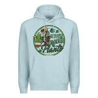 Blue Mist never enough plants Premium Hoodie - Artiststas