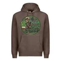 Coffee never enough plants Premium Hoodie - Artiststas