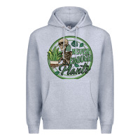 Heather Grey never enough plants Premium Hoodie - Artiststas