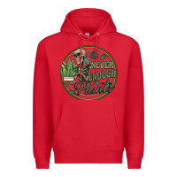 Red never enough plants Premium Hoodie - Artiststas