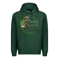 Sports Green never enough plants Premium Hoodie - Artiststas