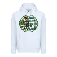 White never enough plants Premium Hoodie - Artiststas