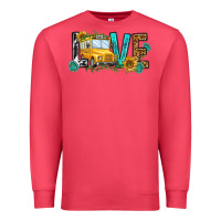 Cardinal school bus love Premium Sweatshirt - NancyCooperArtShop
